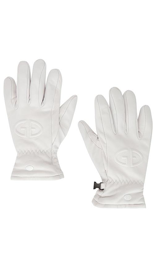 Goldbergh Freeze Gloves in White by GOLDBERGH