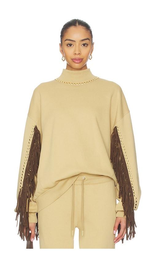 Goldbergh Frenzy Crew Neck Sweater in Tan by GOLDBERGH
