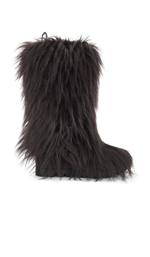 Goldbergh Leonora Faux High Snowboot in Black by GOLDBERGH