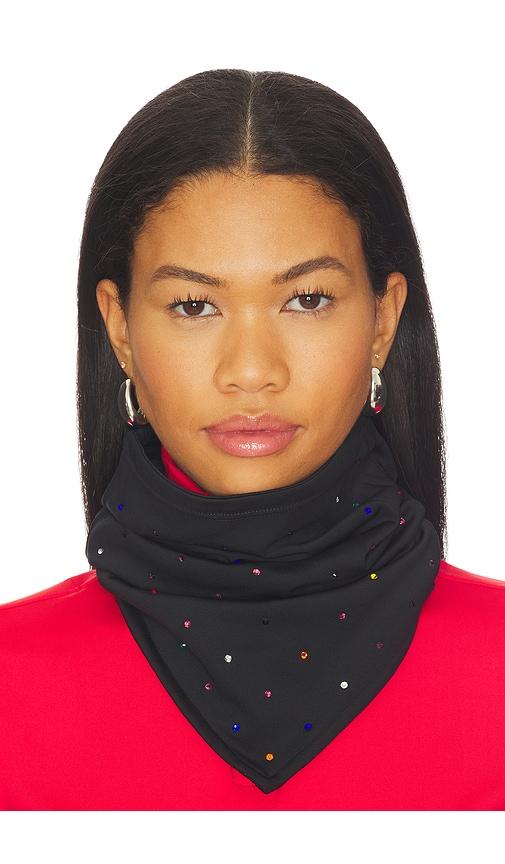 Goldbergh Macaron Neckwarmer in Black by GOLDBERGH
