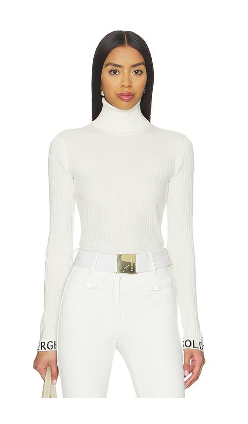 Goldbergh Mira Long Sleeve Knit Sweater in Ivory by GOLDBERGH