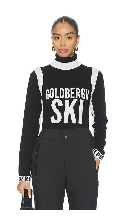 Goldbergh Noemi Long Sleeve Knit Sweater in Black by GOLDBERGH