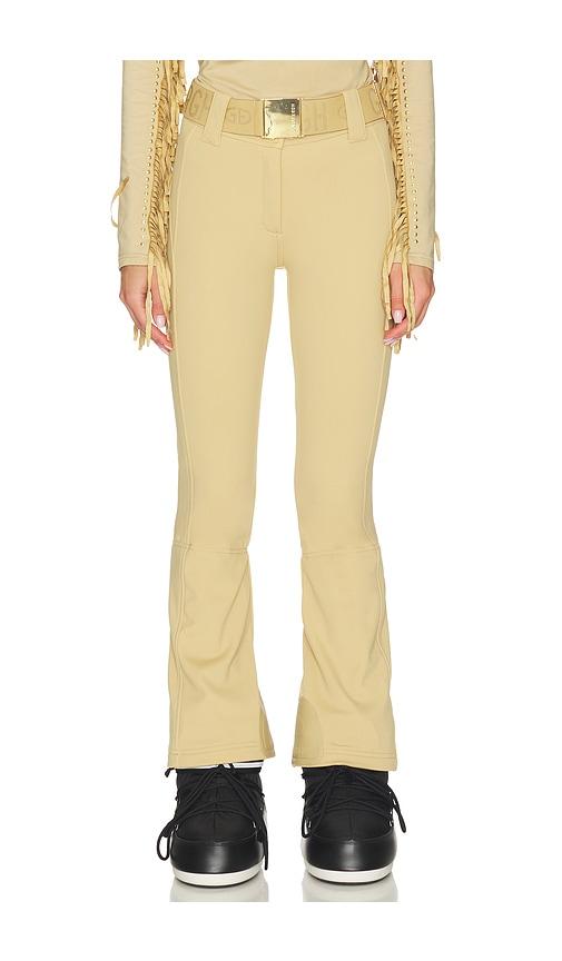 Goldbergh Pippa Gold Ski Pant in Tan by GOLDBERGH