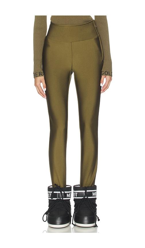 Goldbergh Sandy Ski Pant in Olive by GOLDBERGH