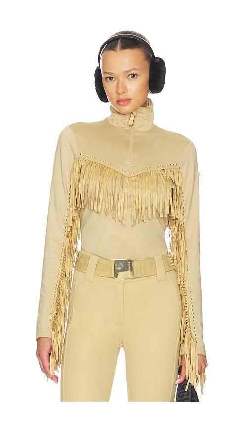 Goldbergh Whisper Ski Pully in Tan by GOLDBERGH
