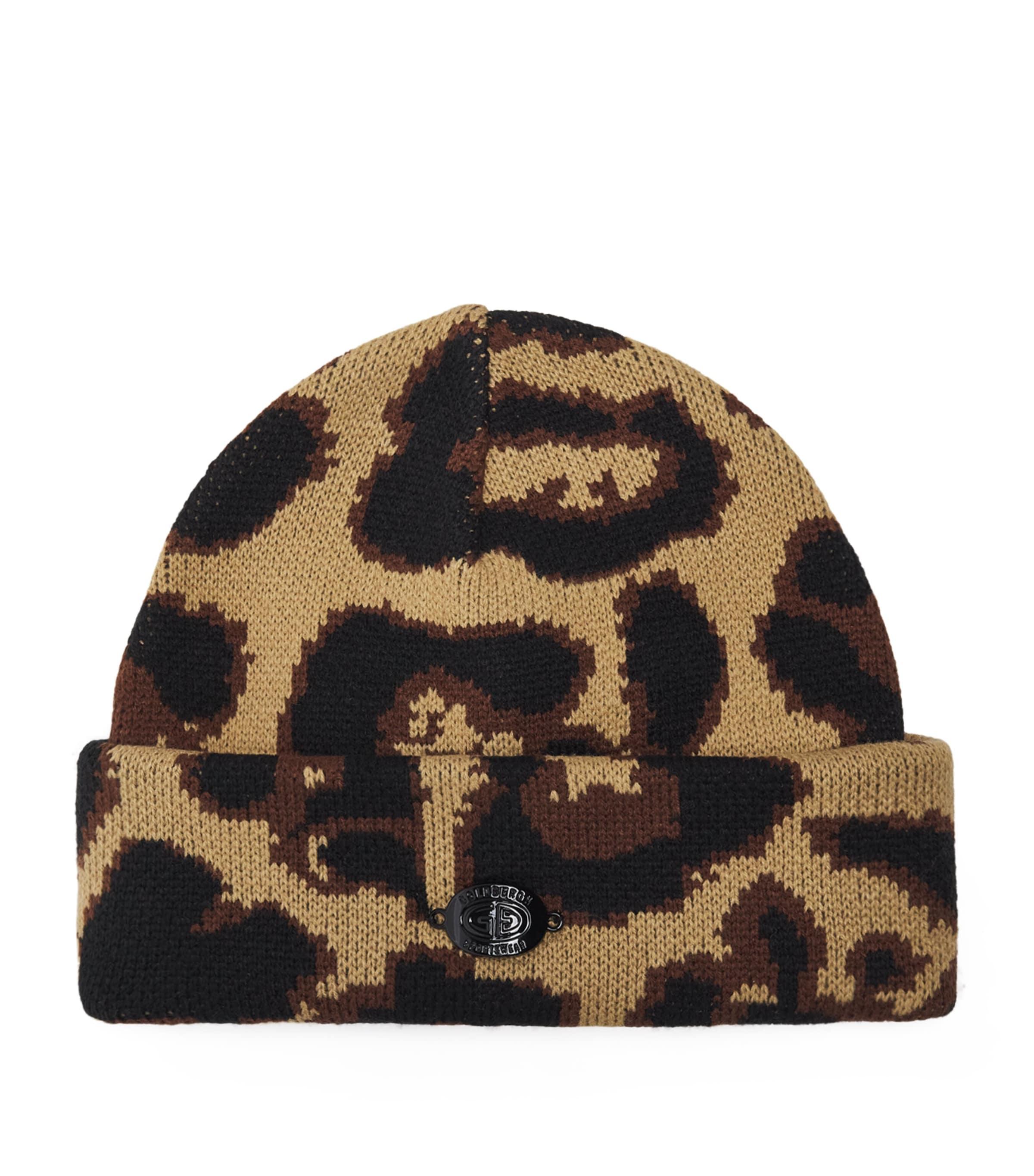 Goldbergh Wool-Blend Jaguar Jacquard Shayna Beanie by GOLDBERGH
