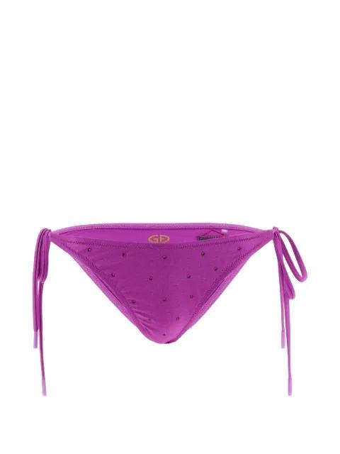 Kaia crystal-embellished bikini bottom by GOLDBERGH