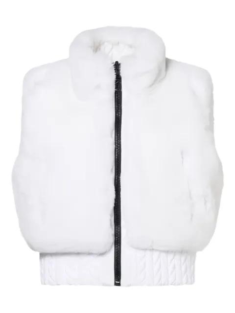 Lina faux-fur zip ski gilet by GOLDBERGH