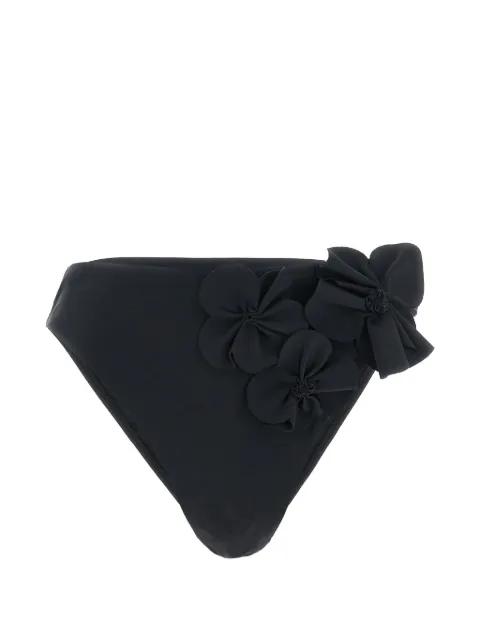 Reina floral-appliqué bikini bottom by GOLDBERGH