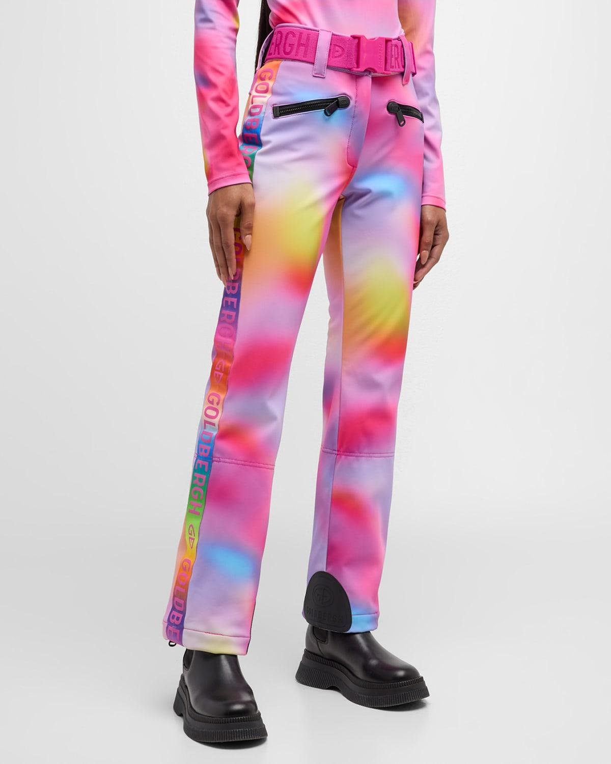 Supernova Multicolor Ski Pants by GOLDBERGH