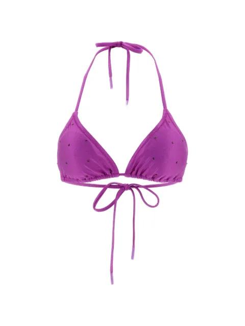 Velora crystal-embellished bikini top by GOLDBERGH