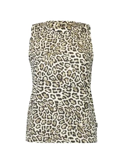 leopard-print tank top by GOLDBERGH