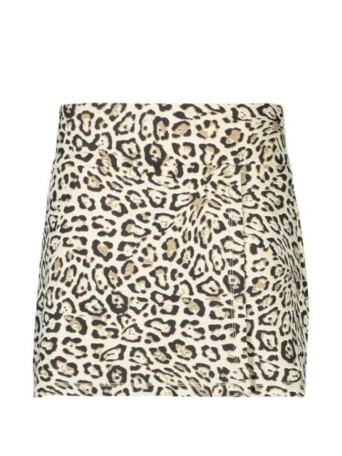 pleated animal skirt by GOLDBERGH