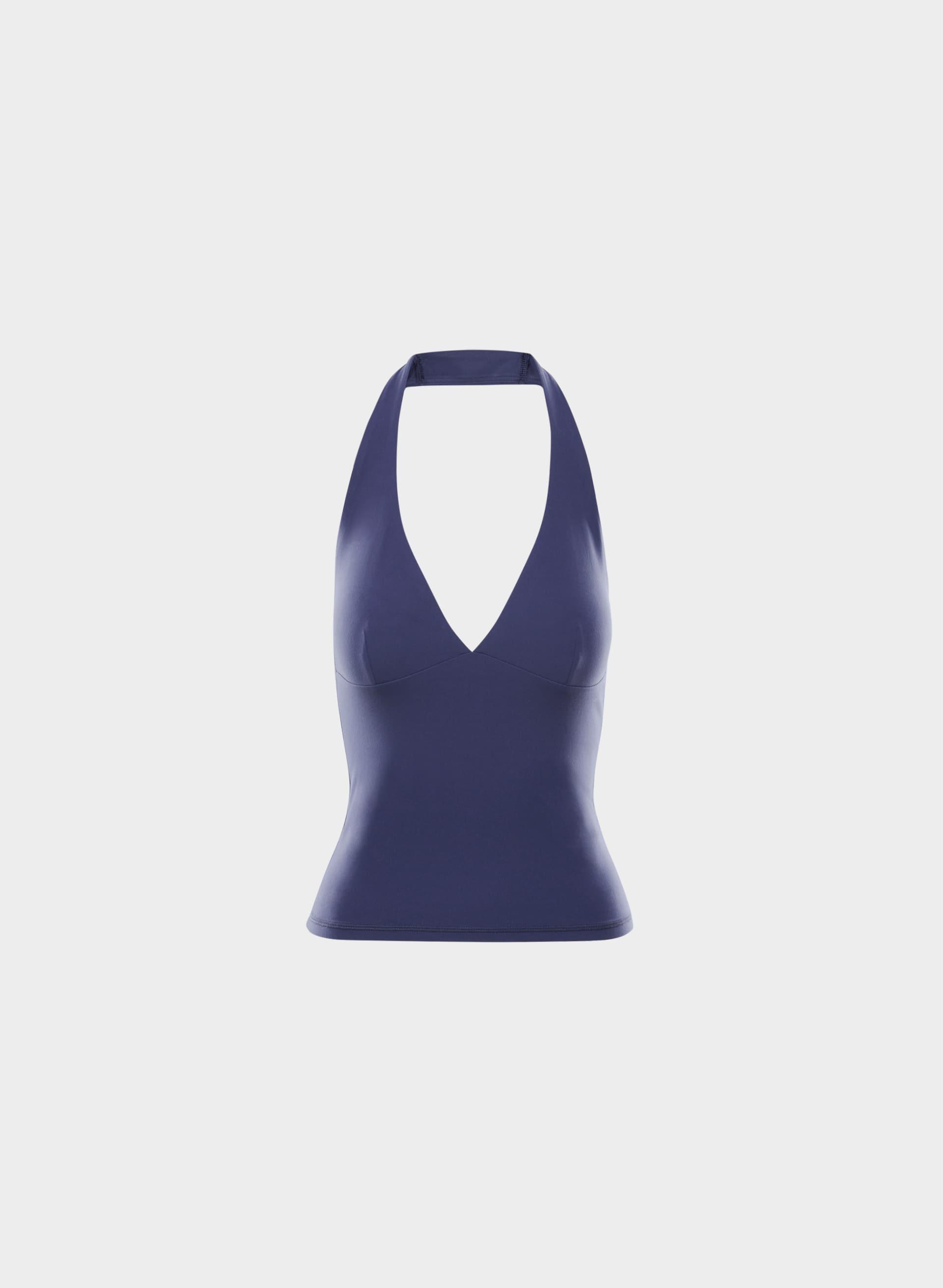 BUTTER RILEY HALTER TOP by GOLDEN