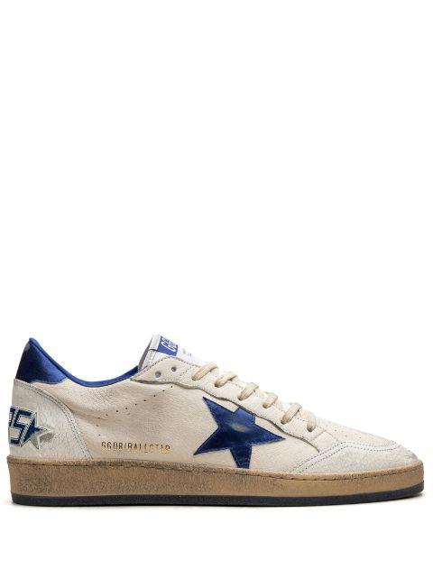 Ball Star appliquéd sneakers by GOLDEN GOOSE
