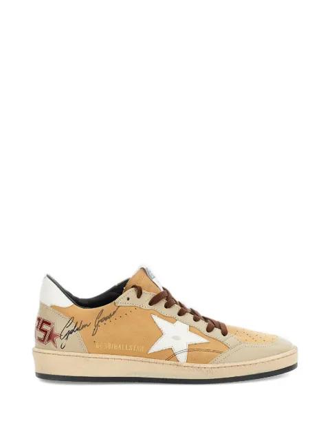 Ball Star lace-up leather sneakers by GOLDEN GOOSE