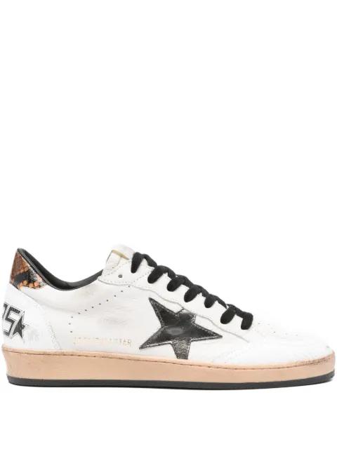 Ball Star snake-detail sneakers by GOLDEN GOOSE