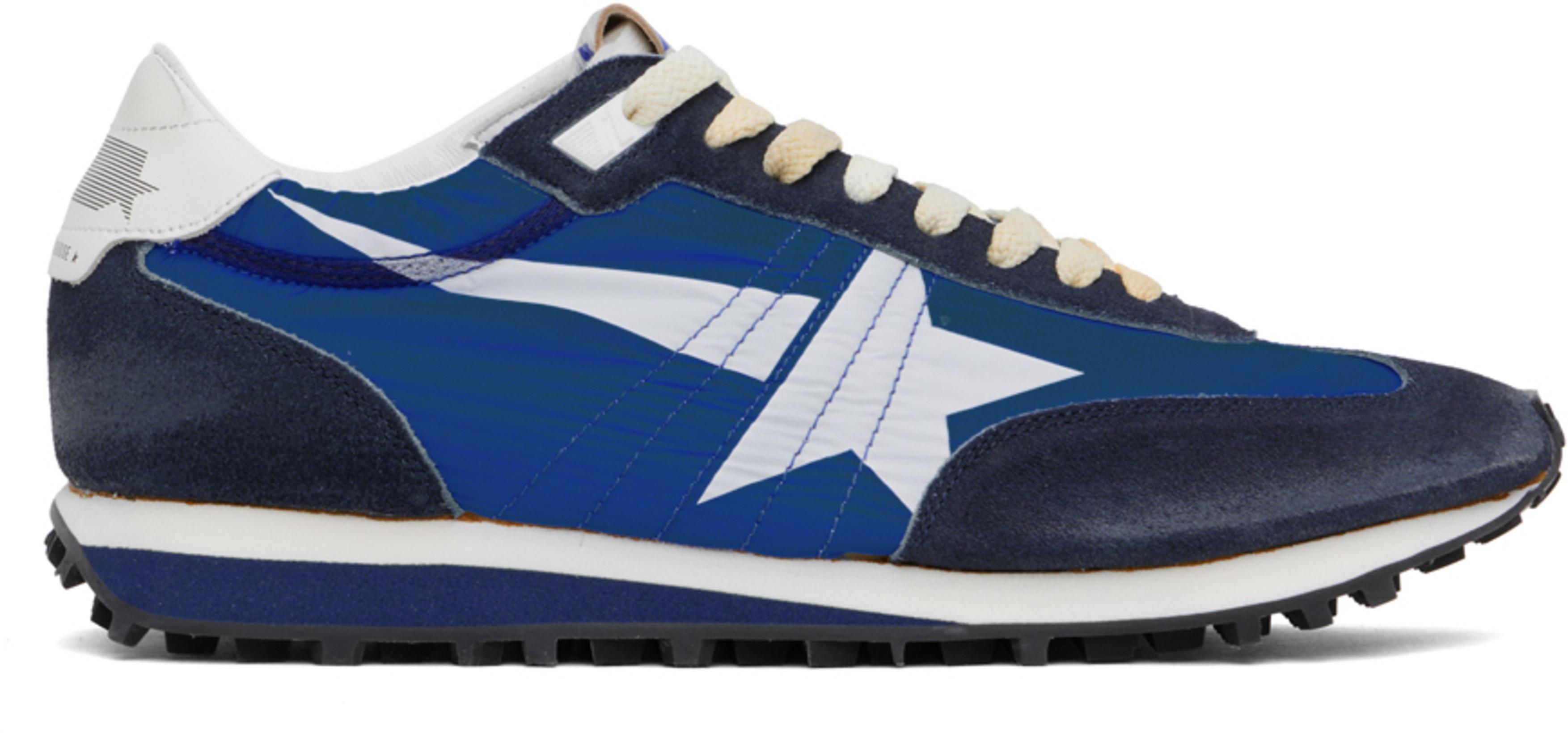 Blue & Navy Marathon Sneakers by GOLDEN GOOSE