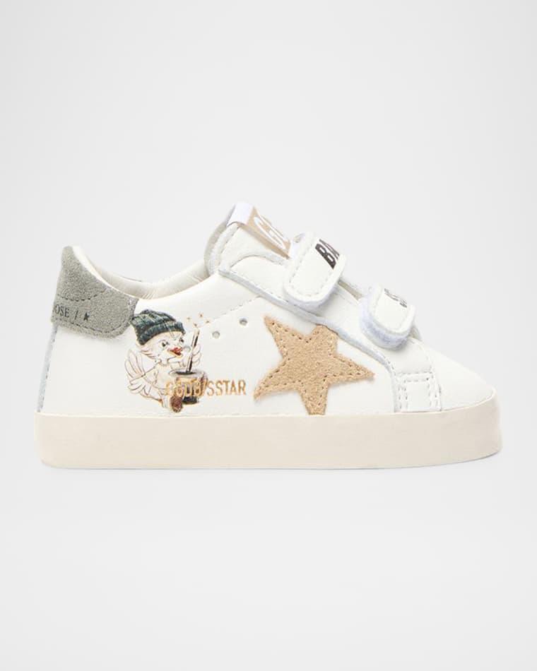 Boy's Baby School Printed Nappa Leather Sneakers, Baby by GOLDEN GOOSE