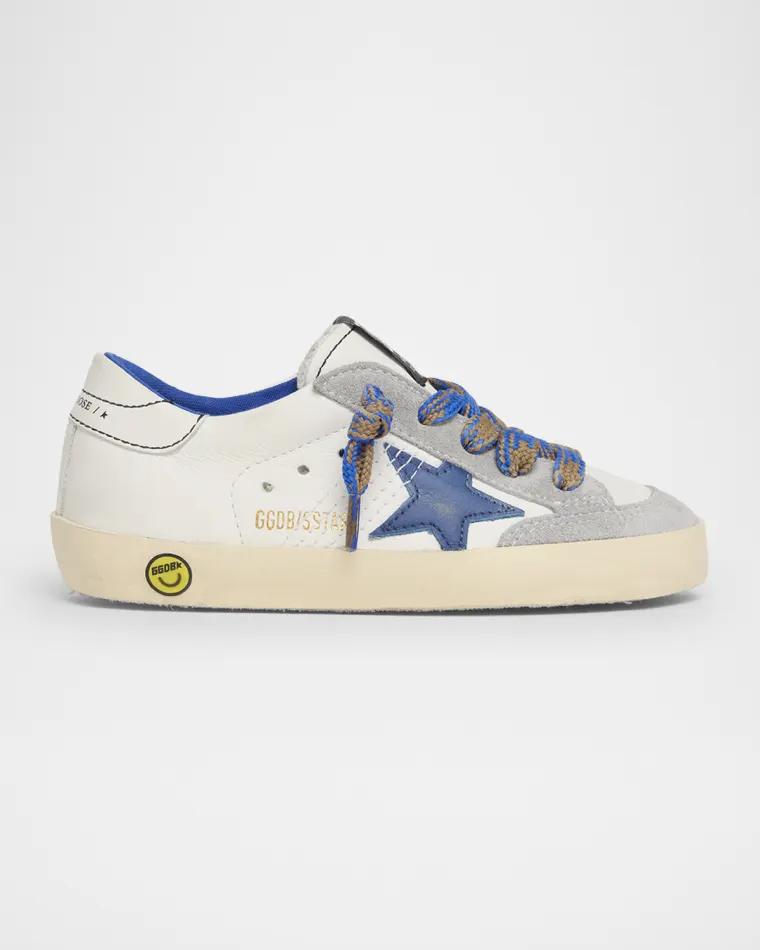 Boy's Boy's Super Star Young Leather and Suede Sneakers, Toddlers/Kids by GOLDEN GOOSE