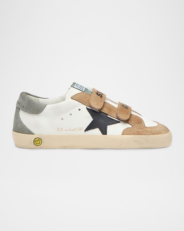 Boy's Old School Leather and Suede Sneakers, Toddler by GOLDEN GOOSE