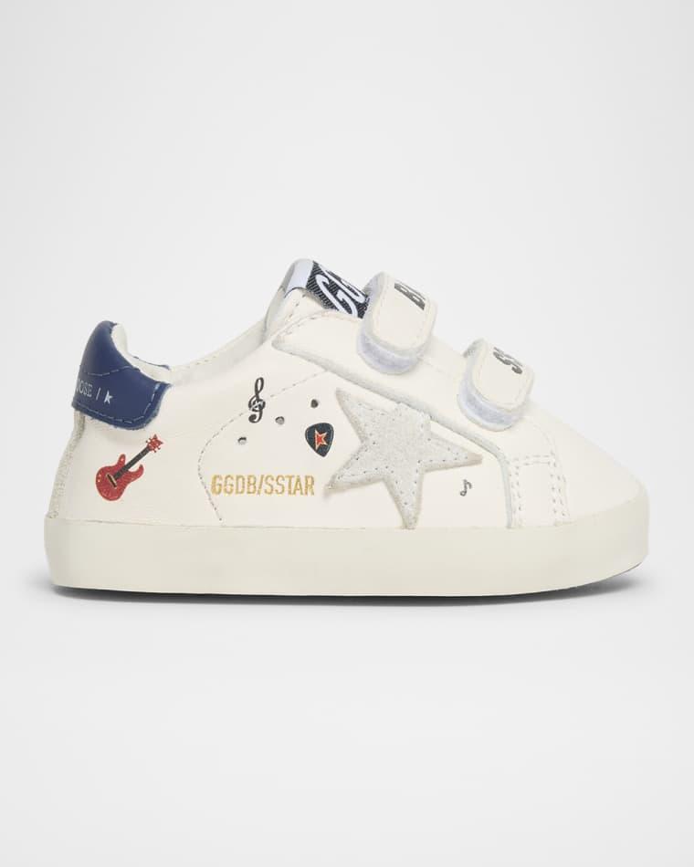 Boy's School Leather Low Top Sneakers, Baby by GOLDEN GOOSE