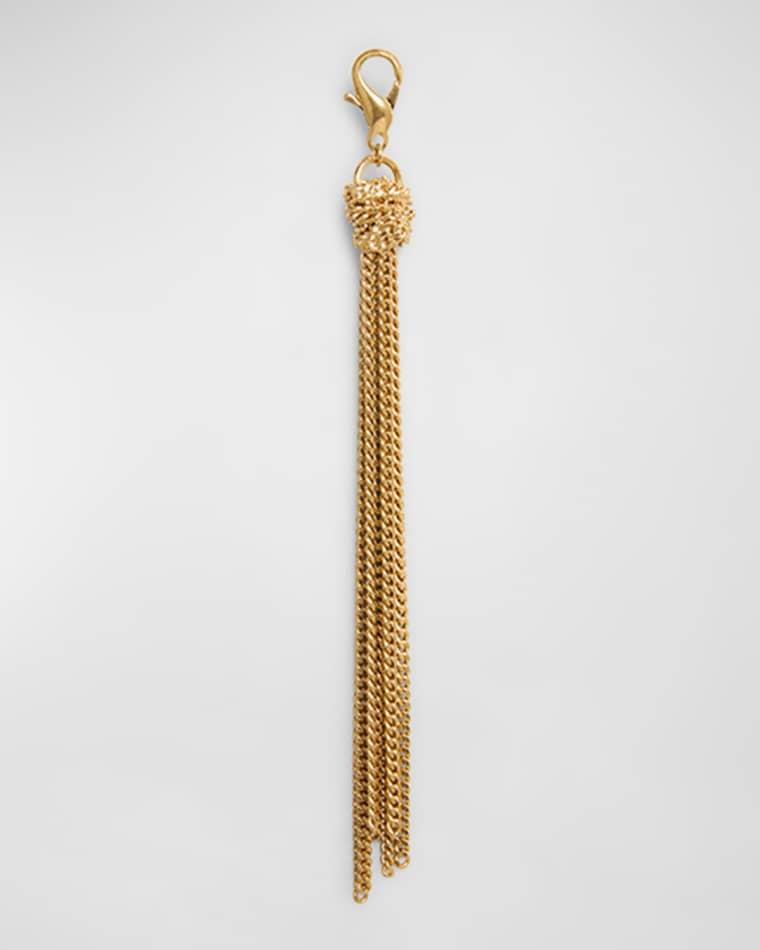 Chain Tassel Charm by GOLDEN GOOSE