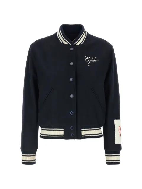 Dirce logo-embroidered bomber jacket by GOLDEN GOOSE