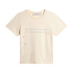Doris slim straight hem t-shirt by GOLDEN GOOSE