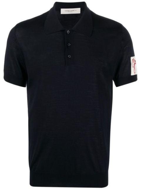 Giotto knitted polo shirt by GOLDEN GOOSE