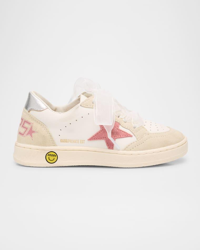 Girl's Ballstar Suede Low-Top Sneakers by GOLDEN GOOSE