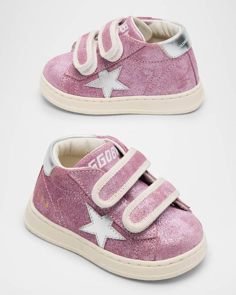 Girl's Metallic Logo-Print Low Top Sneakers, Baby/Toddlers by GOLDEN GOOSE