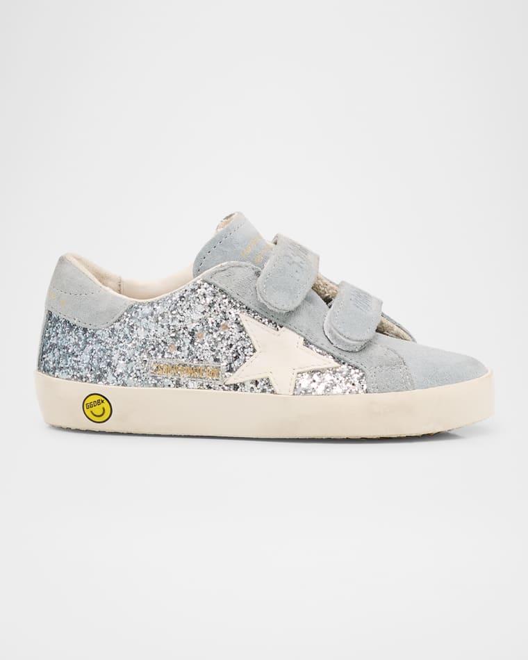 Girl's Old School Ombre Glitter Sneakers by GOLDEN GOOSE
