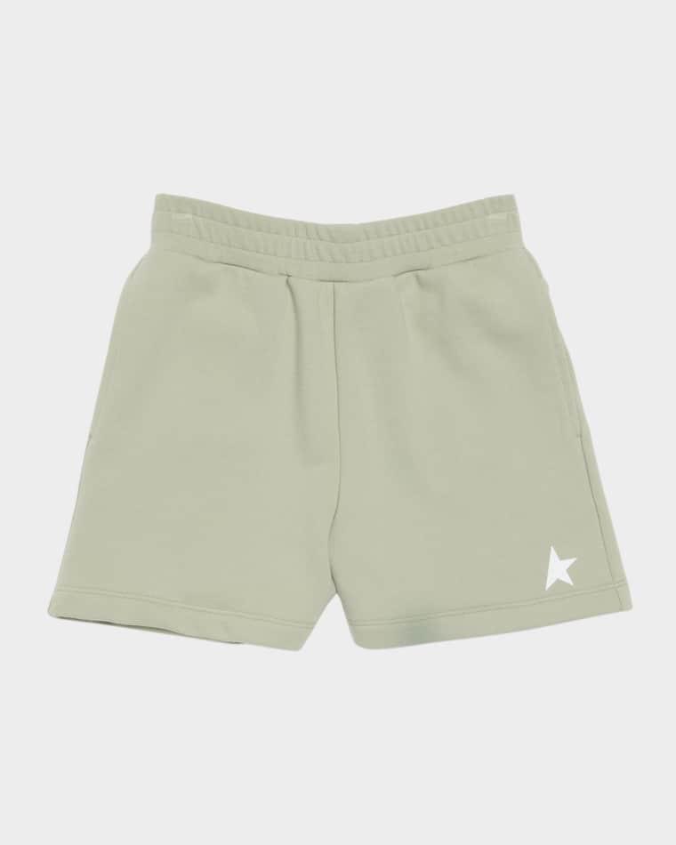 Girl's Star-Printed Fleece Shorts, Size 4-10 by GOLDEN GOOSE