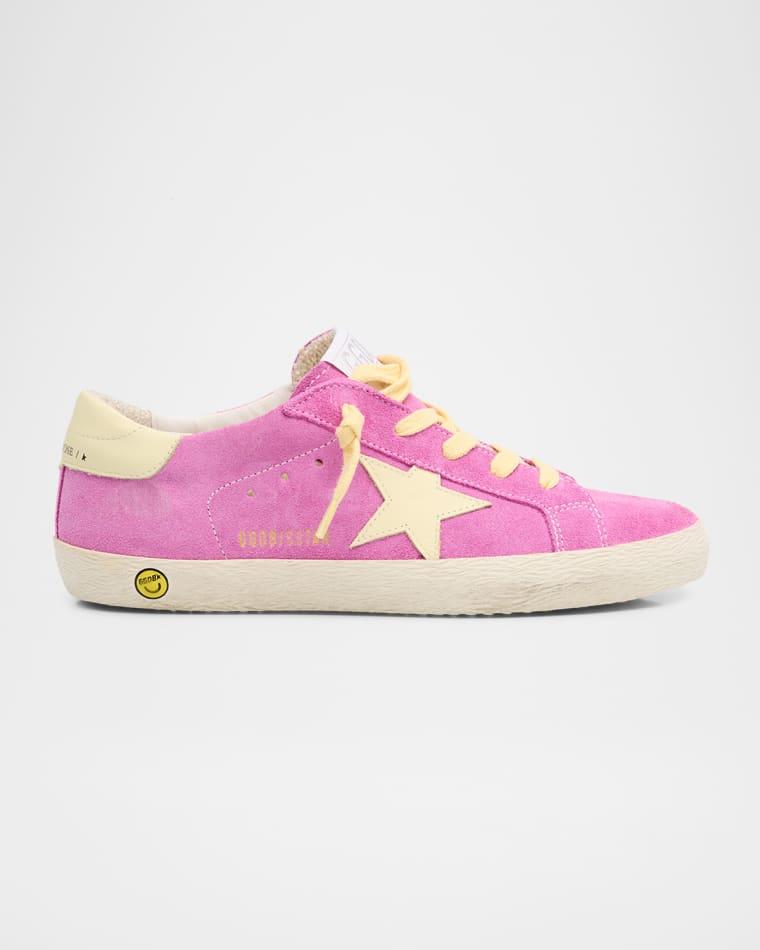 Girl's Super Star Suede and Leather Sneakers, Toddler/Kid by GOLDEN GOOSE