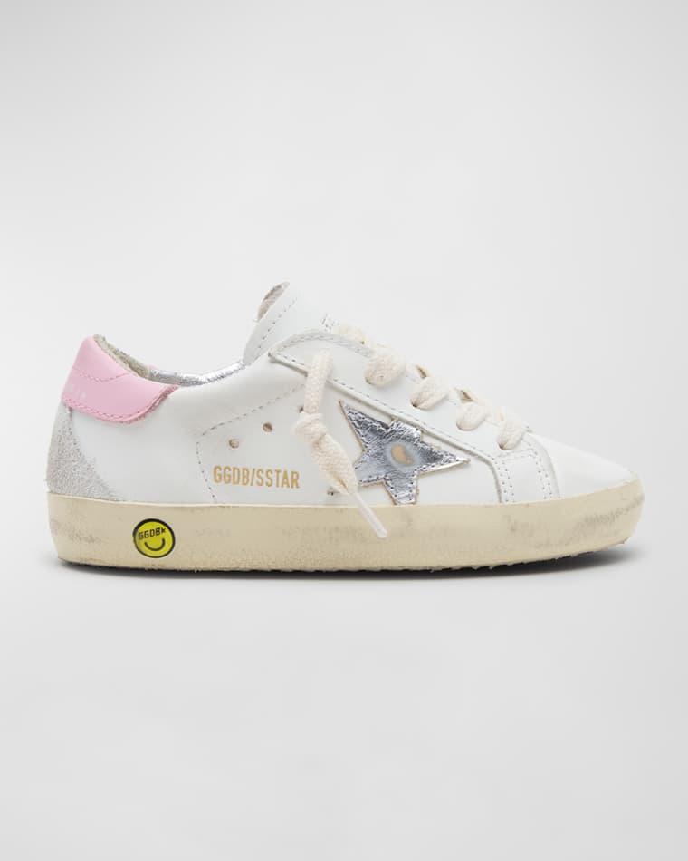 Girl's Superstar Leather Low-Top Sneakers, Kids by GOLDEN GOOSE