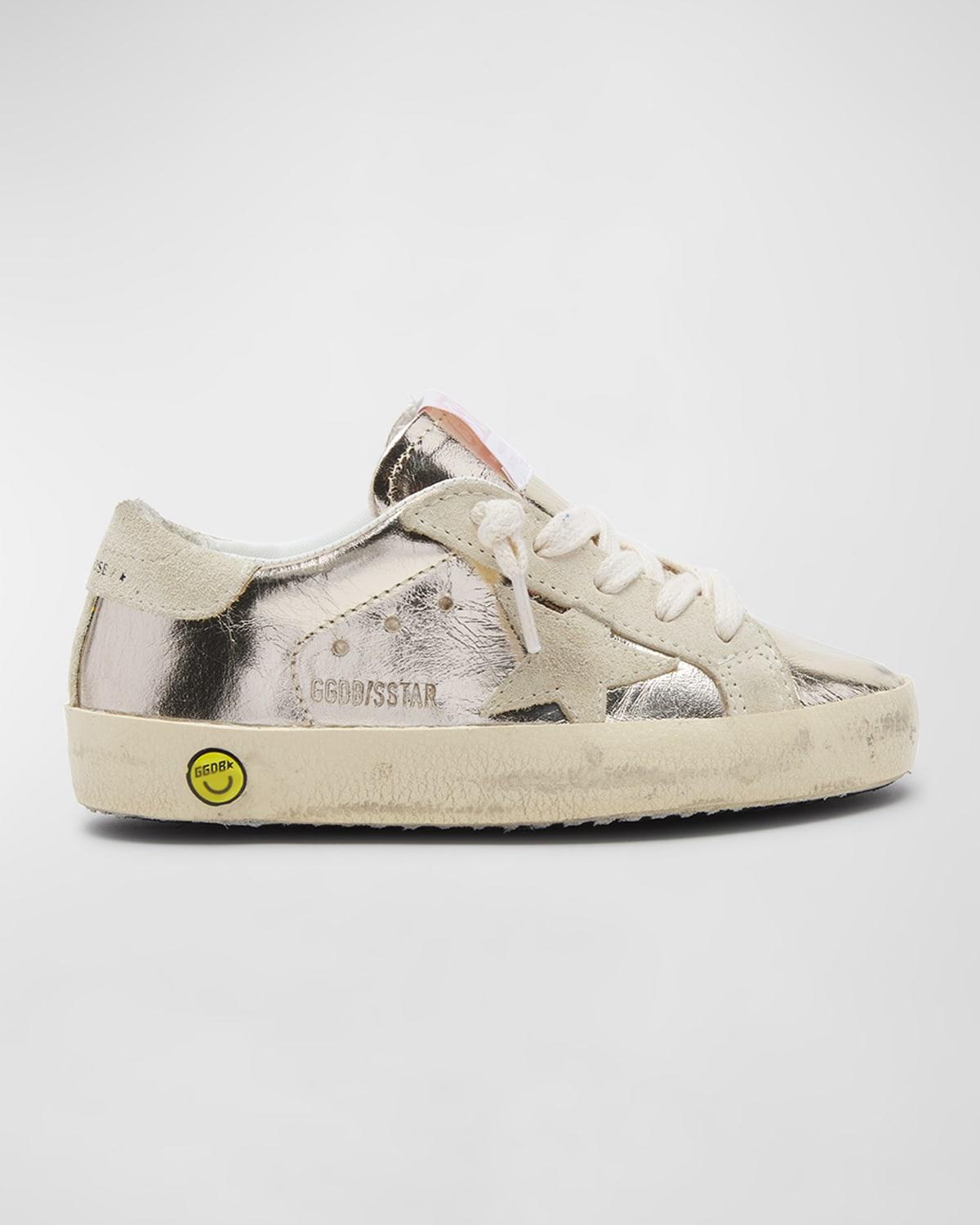 Girl's Superstar Metallic Low-Top Sneakers, Kids by GOLDEN GOOSE