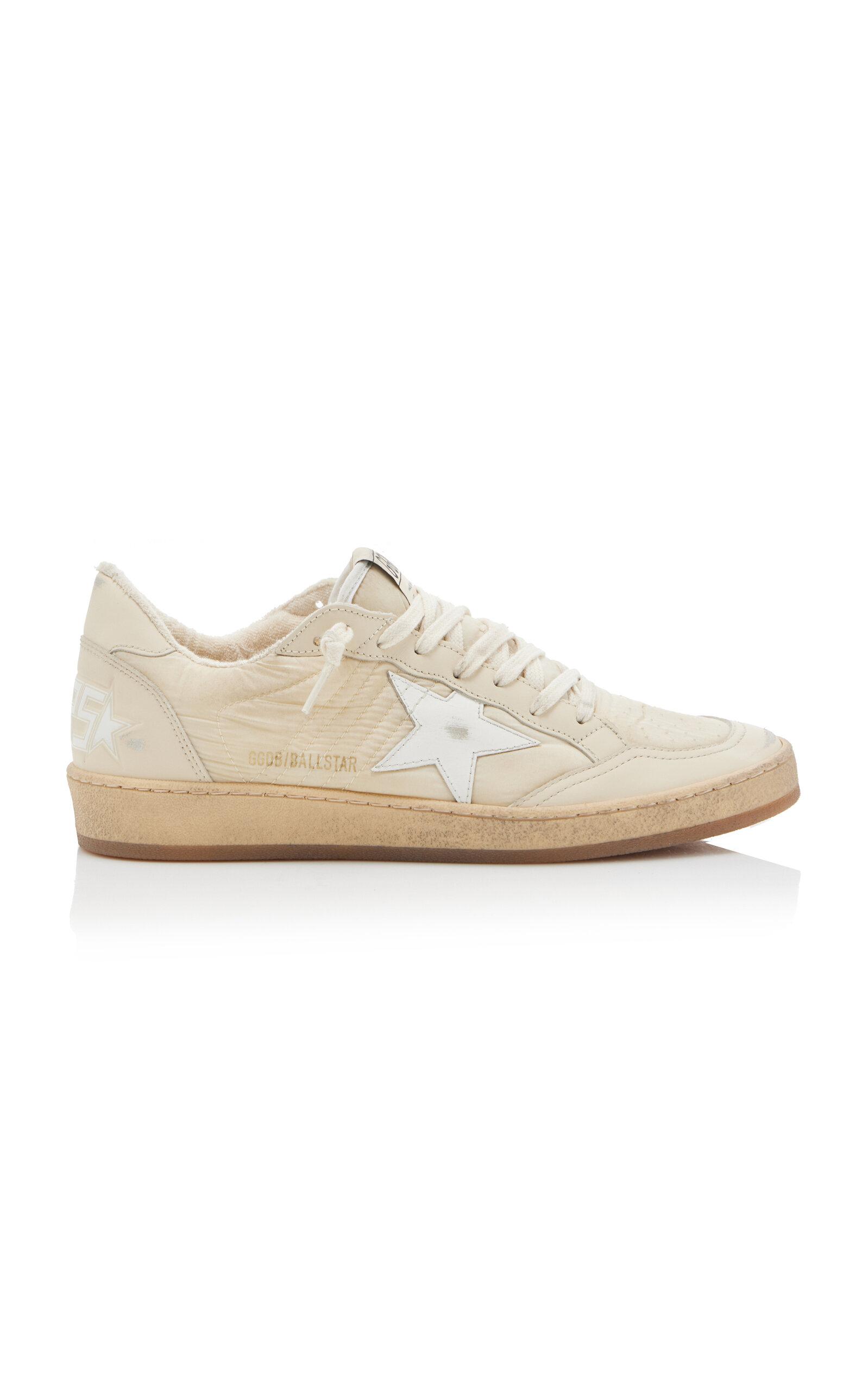 Golden Goose Ball Star Leather-Trimmed Nylon Sneakers - Moda Operandi by GOLDEN GOOSE
