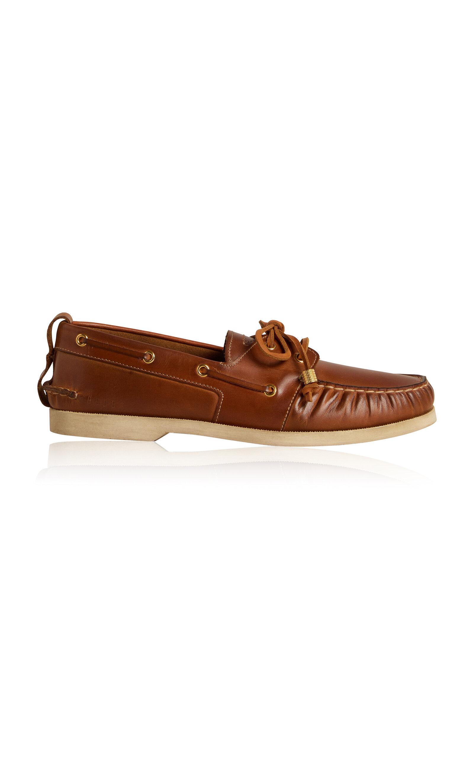 Golden Goose Boat Leather Loafers - Moda Operandi by GOLDEN GOOSE