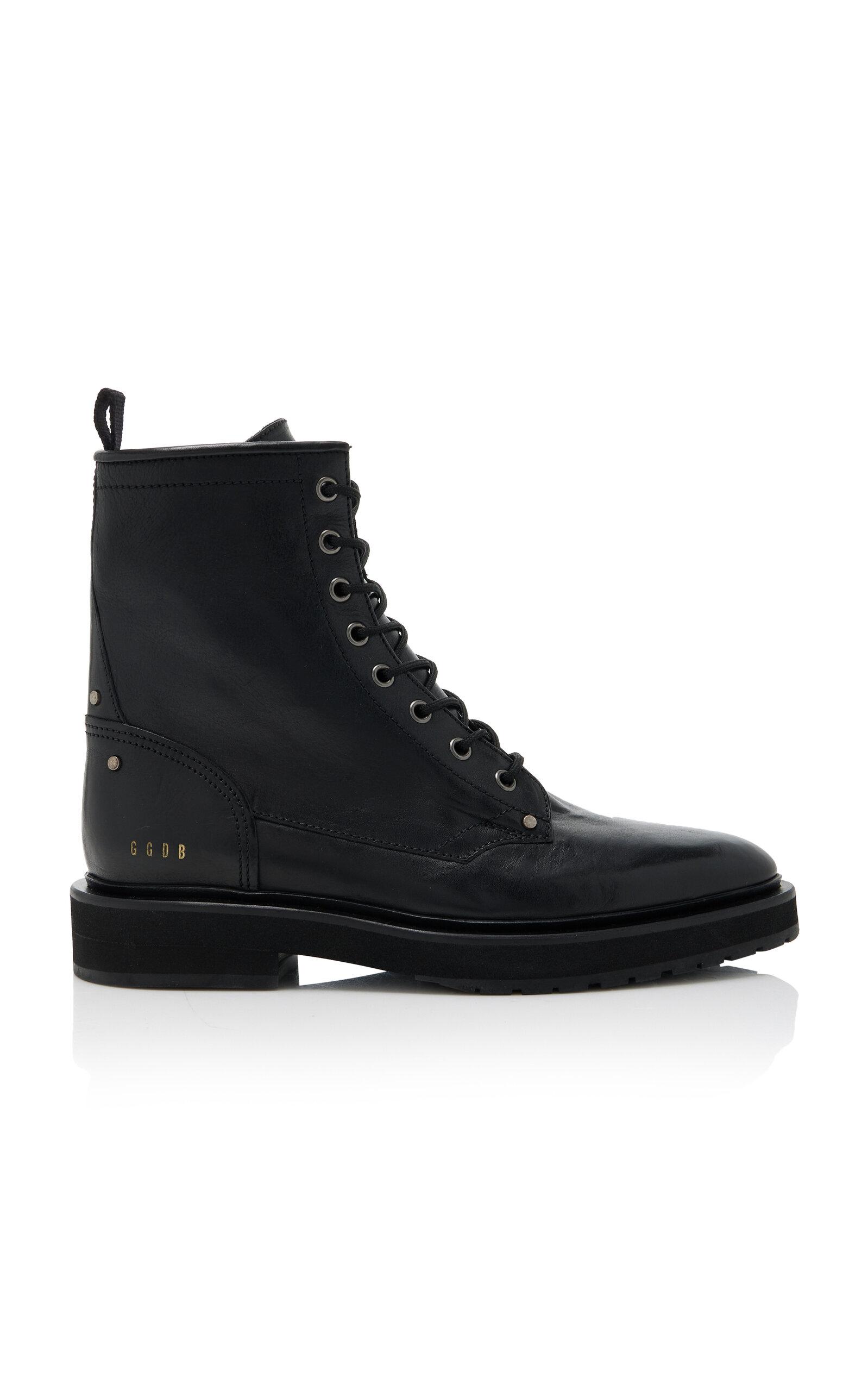 Golden Goose Combat Leather Boots - Moda Operandi by GOLDEN GOOSE