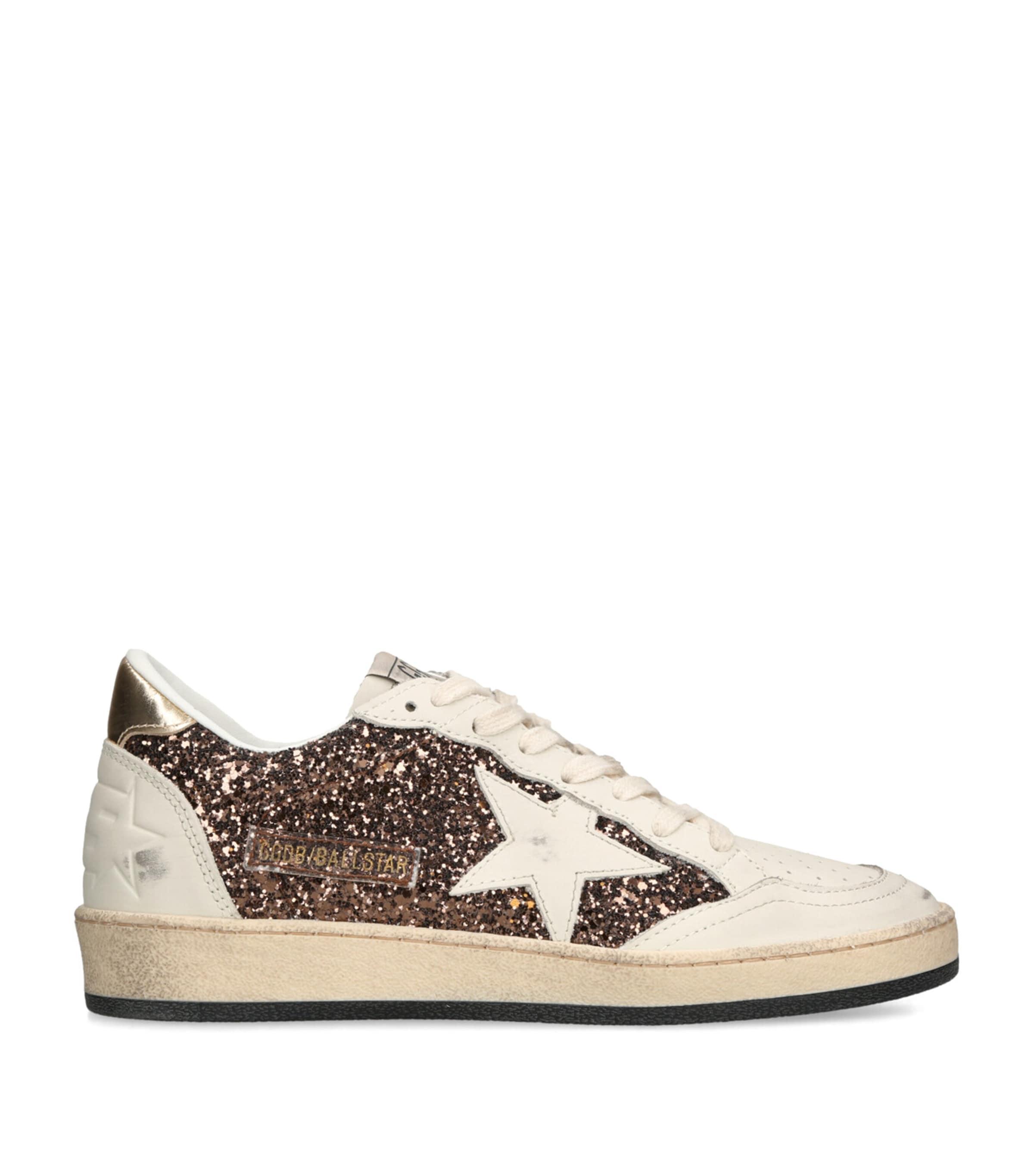 Golden Goose Glitter Ball Star Sneakers by GOLDEN GOOSE