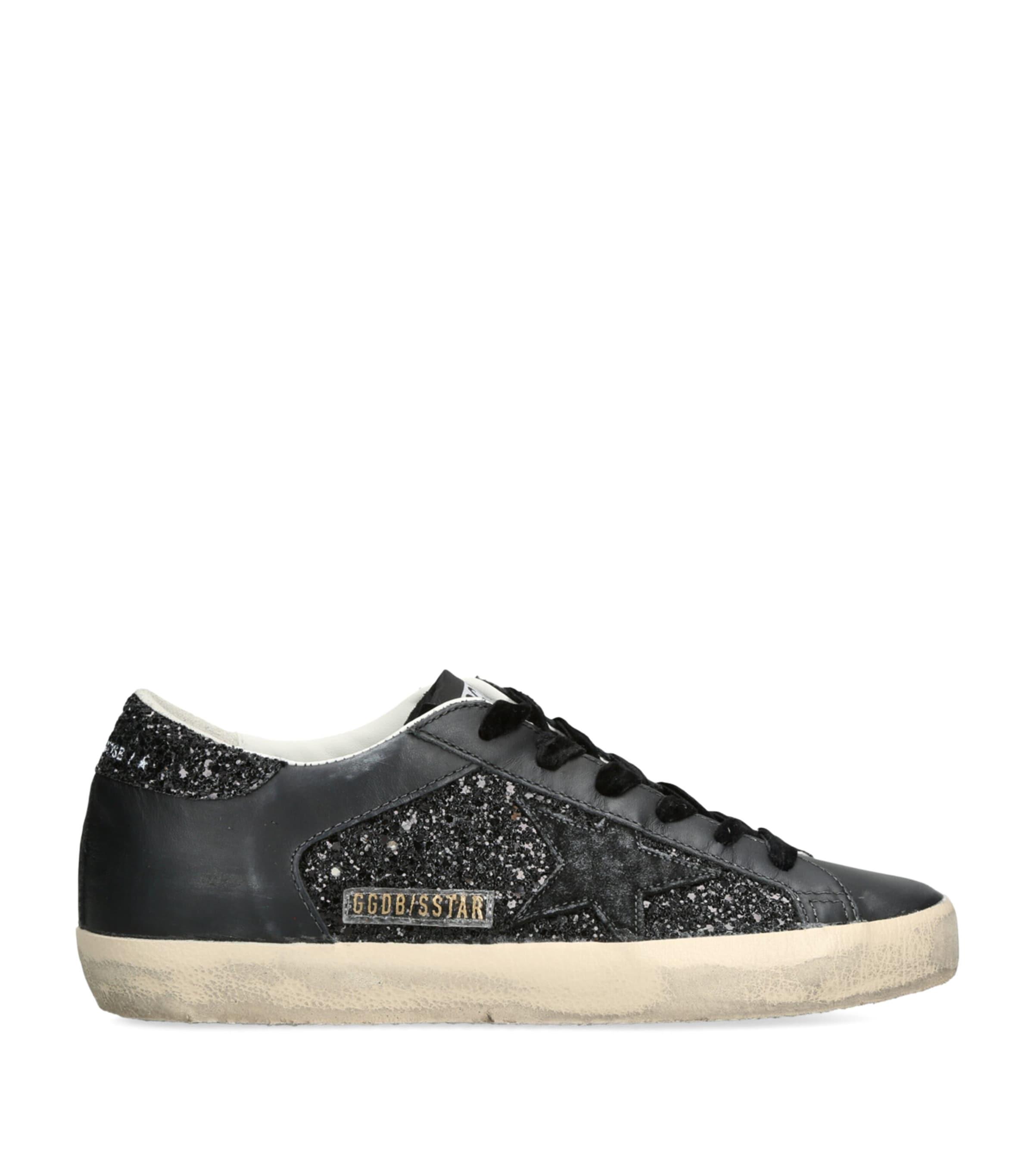 Golden Goose Glitter Super Star Low-Top Sneakers by GOLDEN GOOSE