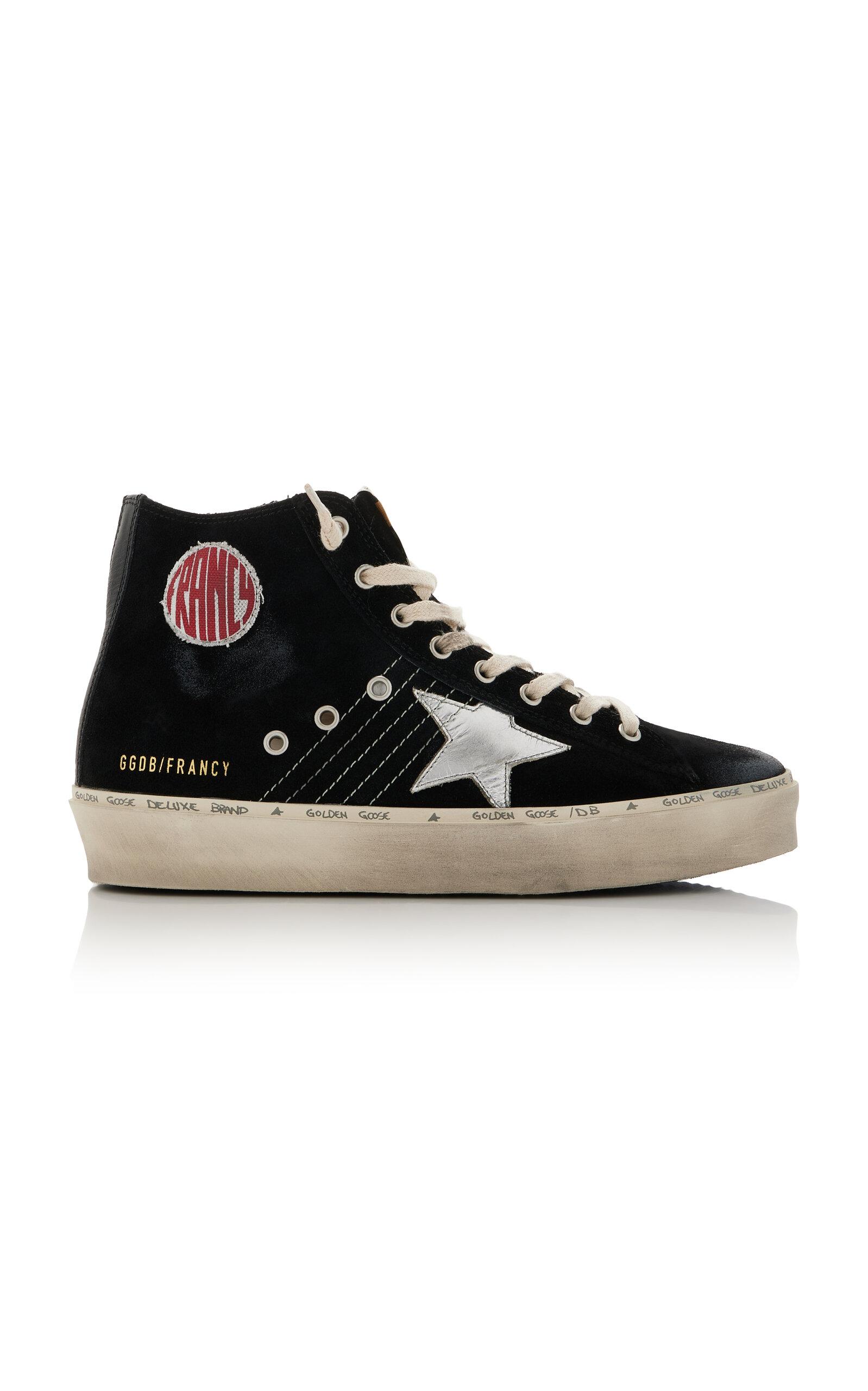 Golden Goose Hi Francy Suede Platform Sneakers - Moda Operandi by GOLDEN GOOSE