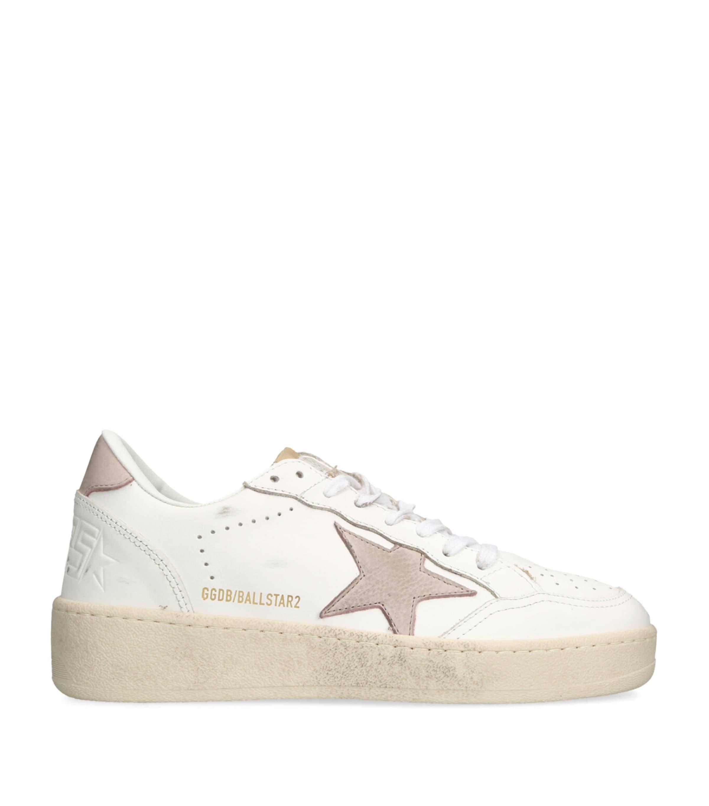 Golden Goose Leather Ball Star Low-Top Sneakers by GOLDEN GOOSE