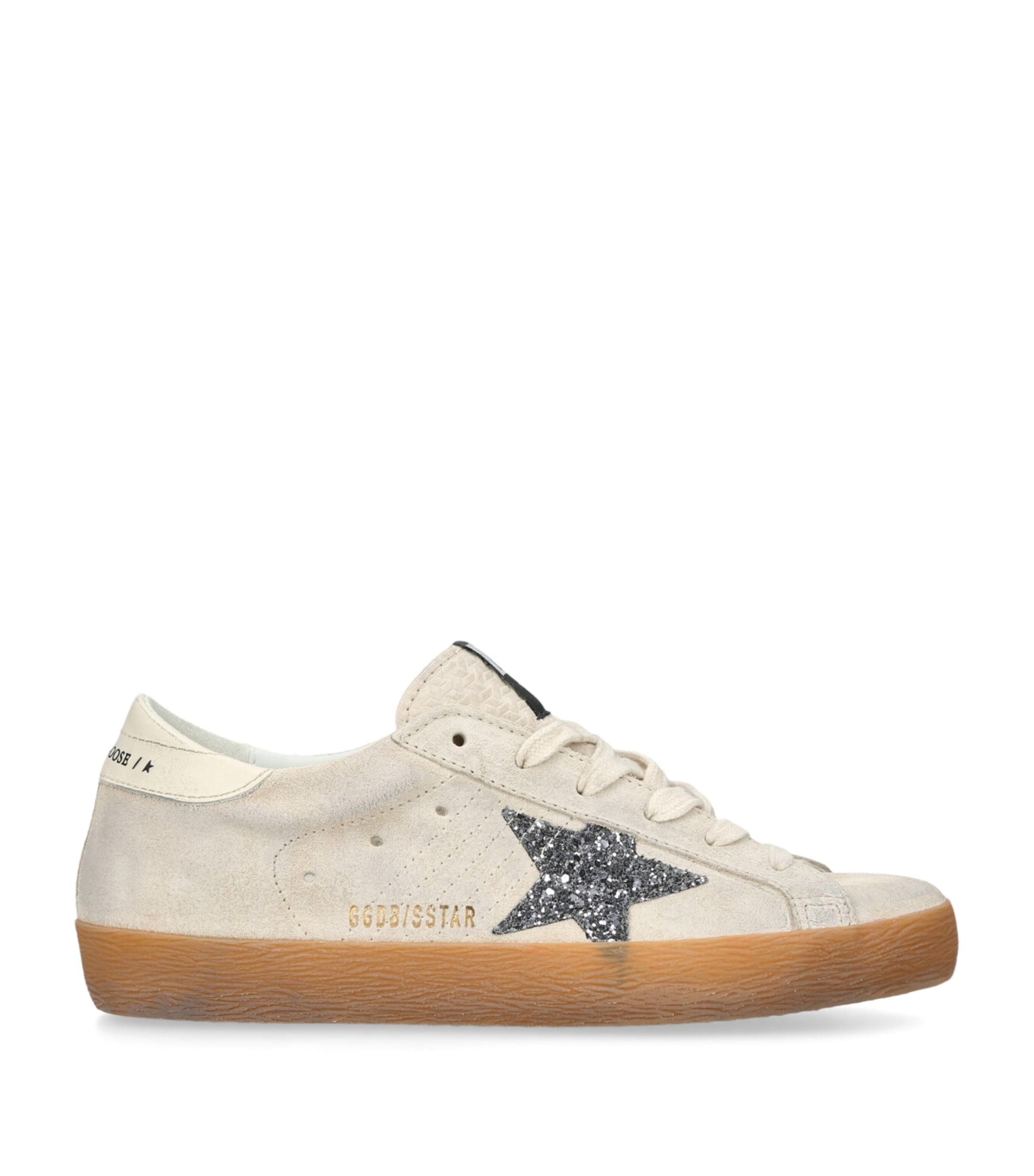 Golden Goose Leather Super-Star Sneakers by GOLDEN GOOSE