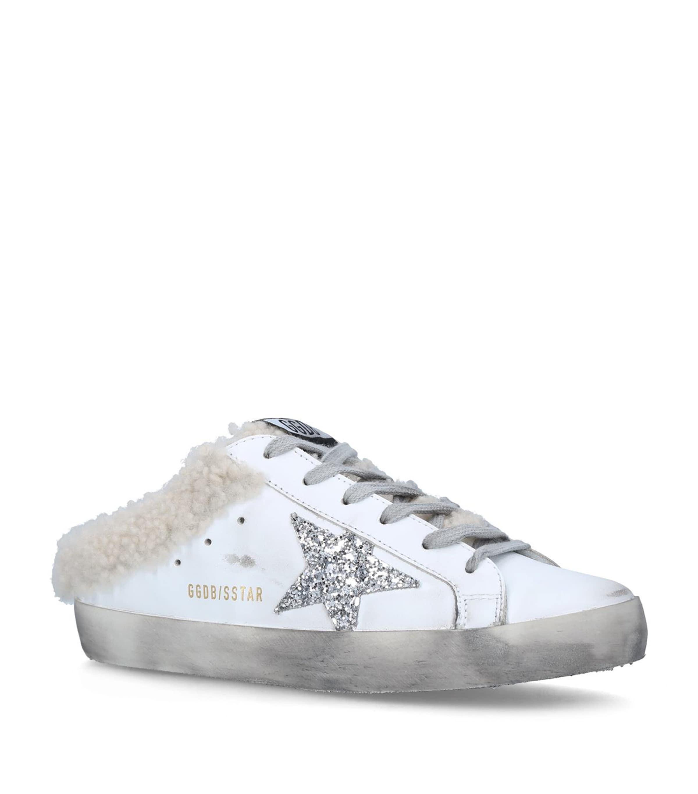 Golden Goose Shearling Superstar Slip-On Sneakers by GOLDEN GOOSE
