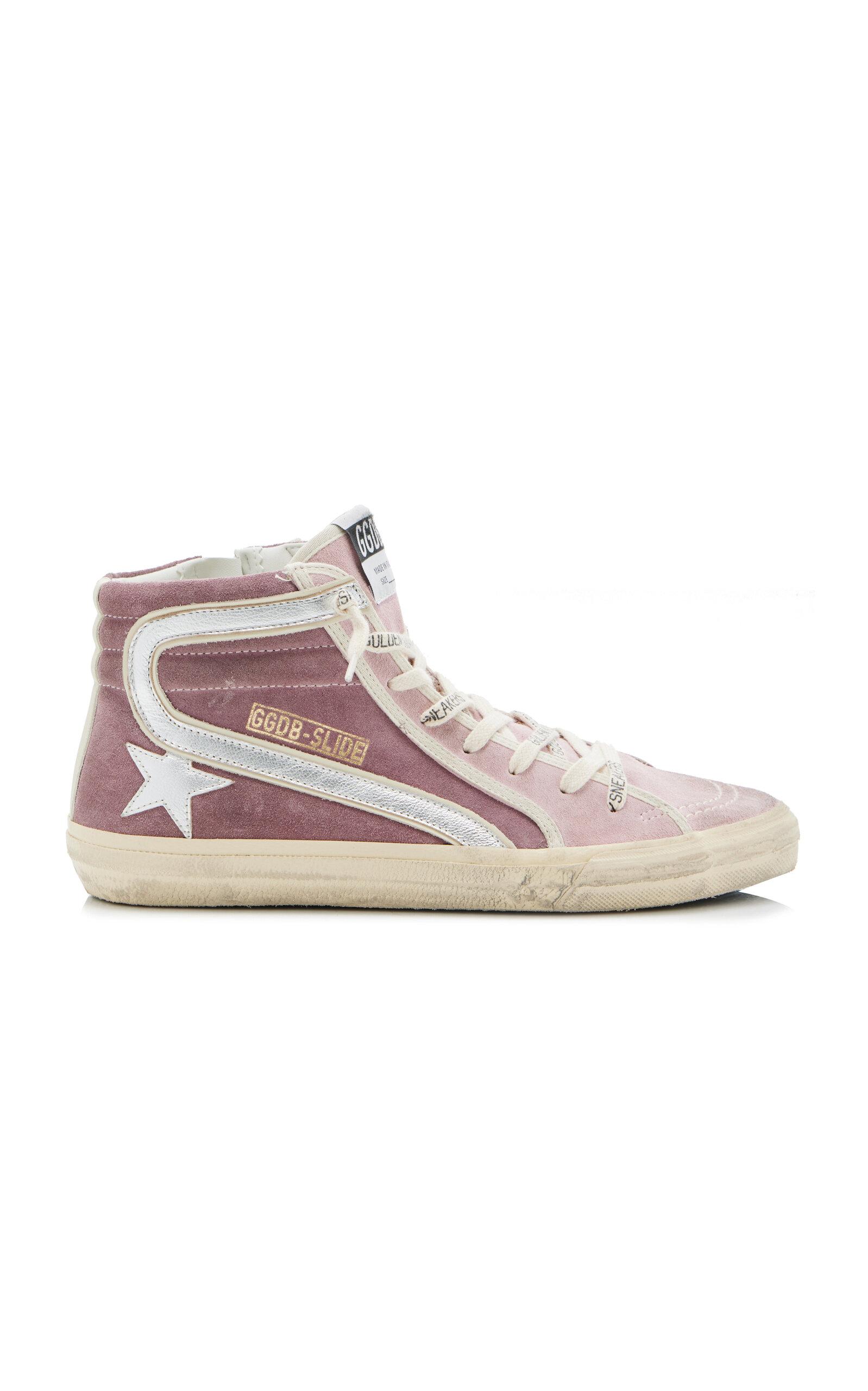 Golden Goose Slide Suede Sneakers - Moda Operandi by GOLDEN GOOSE