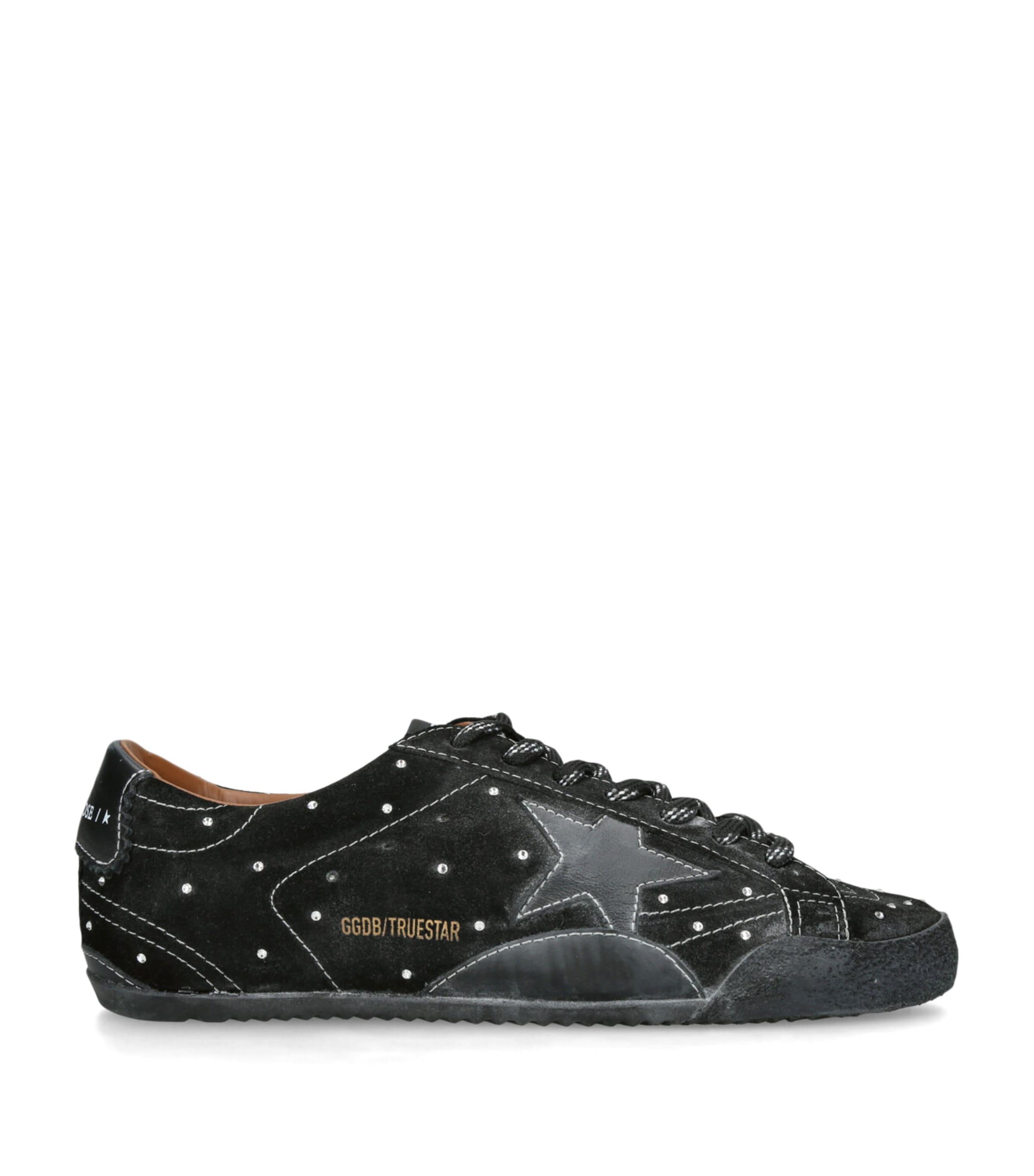 Golden Goose Suede Embellished True Star Sneakers by GOLDEN GOOSE