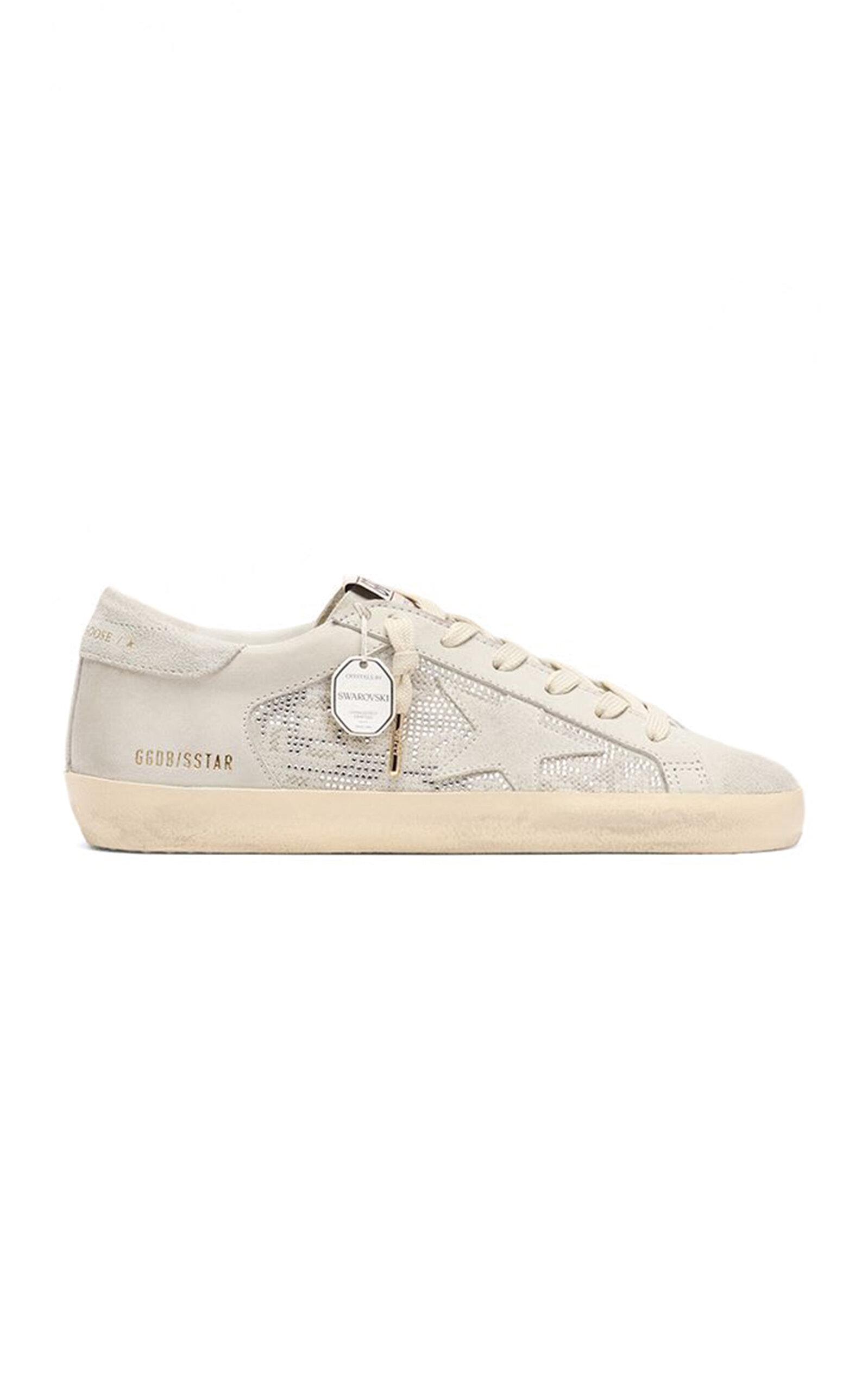 Golden Goose Super Star Suede And Nabuk With Embroidery Sneakers - Moda Operandi by GOLDEN GOOSE