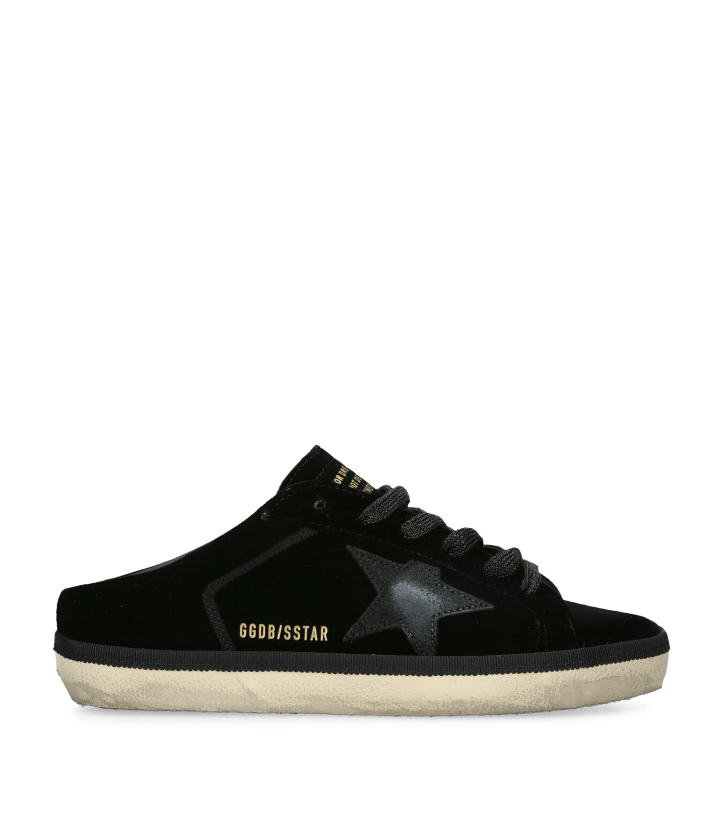 Golden Goose Velvet Super-Star Sabot Sneakers by GOLDEN GOOSE